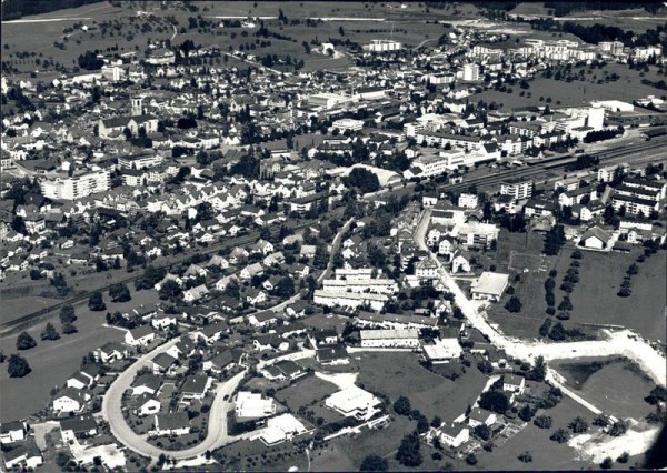 Gossau, Flugaufnahme Vorderseite