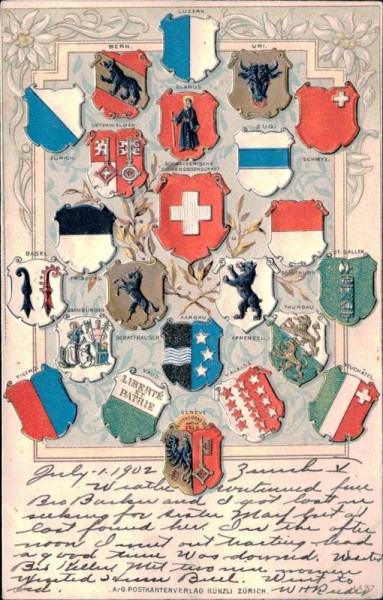 Wappen der Schweiz Vorderseite