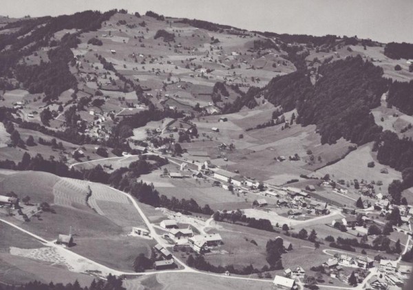 Krummenau mit Wintersberg, Toggenburg  -  Flugaufnahmen Vorderseite