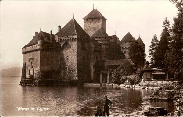 Schloss Chillon/ Château de Chillon Vorderseite