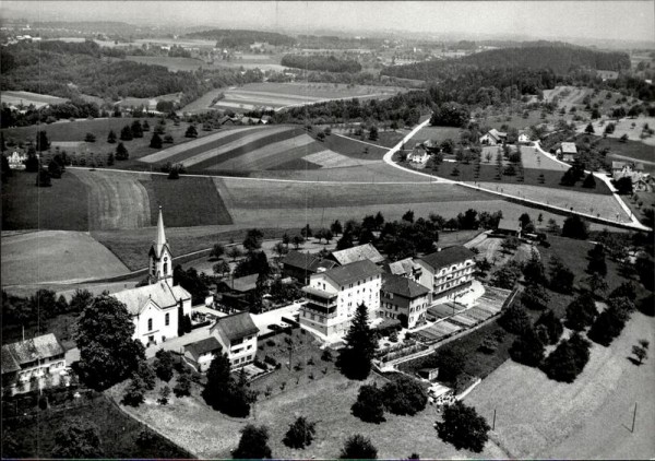 St. Pelagiberg, Kurhaus Marienburg, Flugaufnahme Vorderseite