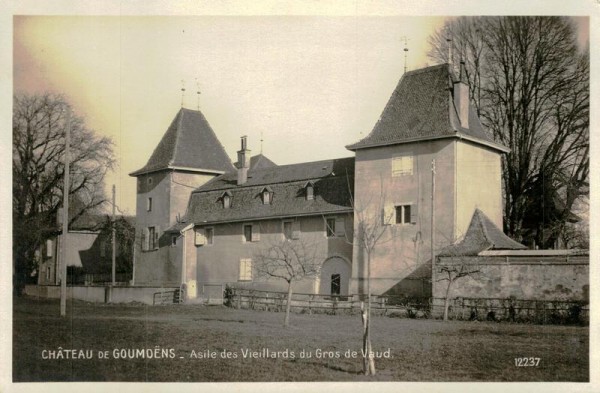 Château de Goumoëns Vorderseite