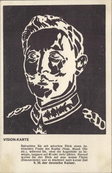 Vision-Karte, S.M. der deutsche Kaiser Vorderseite