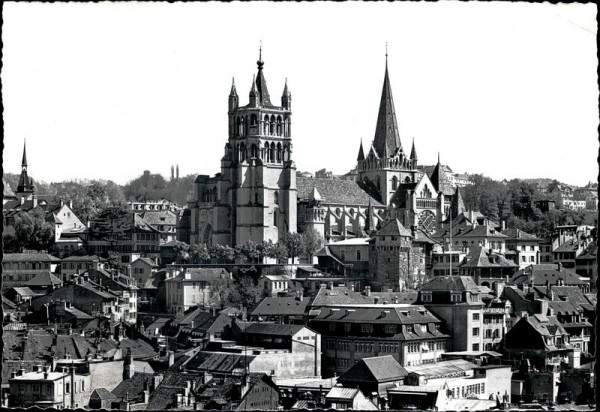 Lausanne/La Cathèdrale Vorderseite