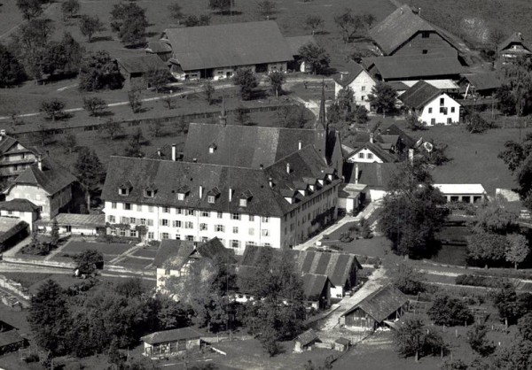 Gotteshaus Frauenthal, Cham ZG - Flugaufnahmen Vorderseite