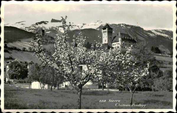 Sierre/Château Pradegg Vorderseite