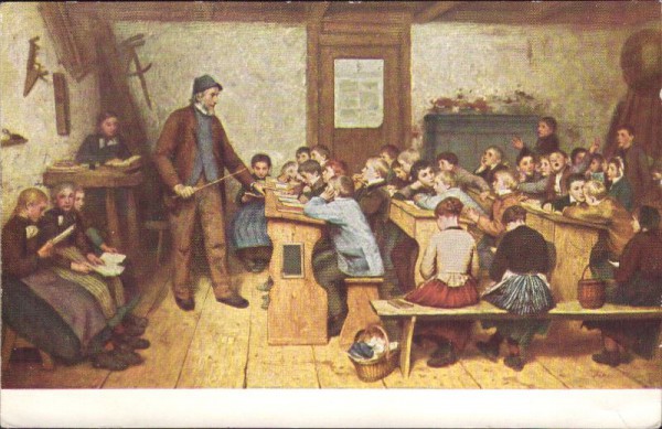 Albert Anker, die alte Landschule