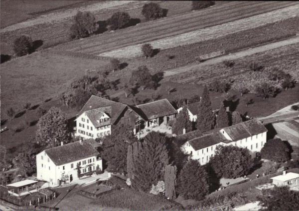 Wetzikon, Pfrundweid, Flugaufnahme Vorderseite