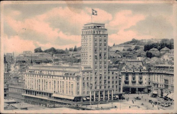 Bel-Air-Turm (Lausanne) Vorderseite