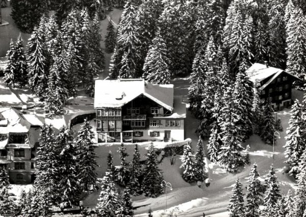 Kinderheim Haus Hildegard, Arosa - Flugaufnahmen Vorderseite