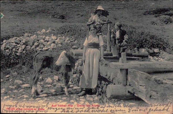 Auf hoher Alp Vorderseite