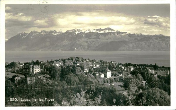 Lausanne/les Alpes Vorderseite