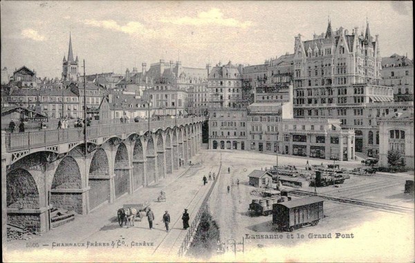 Lausanne et le Grand Pont Vorderseite