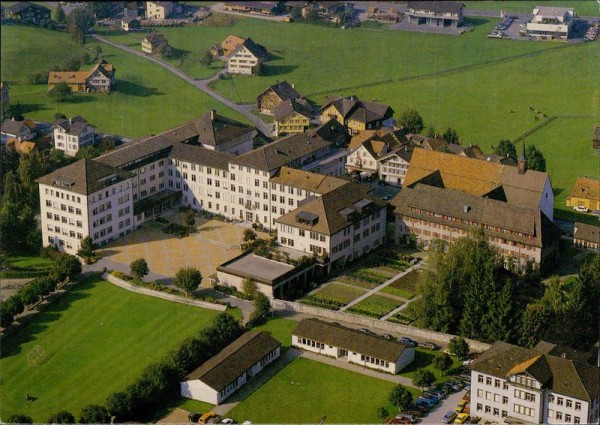 Appenzell, Gymnasium, Flugaufnahme Vorderseite