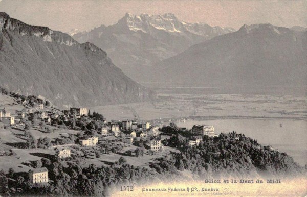 Glion et la Dent du Midi Vorderseite