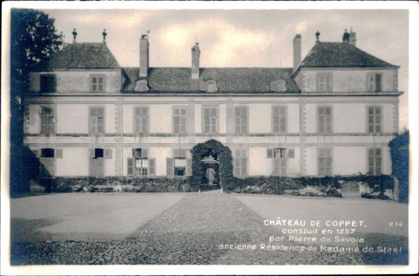 Château de Coppet/Schloss Coppet Vorderseite