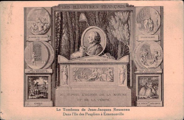 Le Tobeau de Jean-Jacques Rousseau Vorderseite