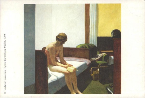 Edward Hopper, Habitacion del Hotel 1931 Vorderseite