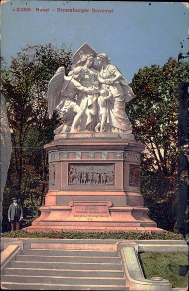 Basel, Strassburger Denkmal Vorderseite