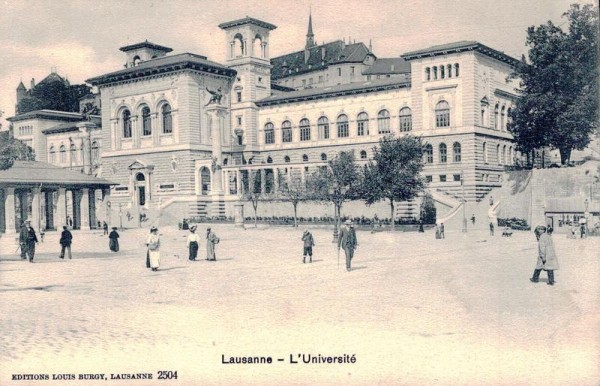 Lausanne - L'Université Vorderseite