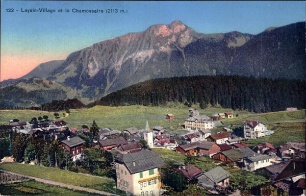 Leysin-Village et le Chamossaire Vorderseite