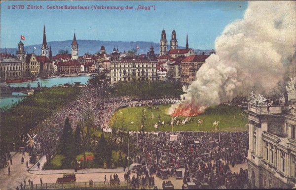 Zürich, Sechseläutenfeuer