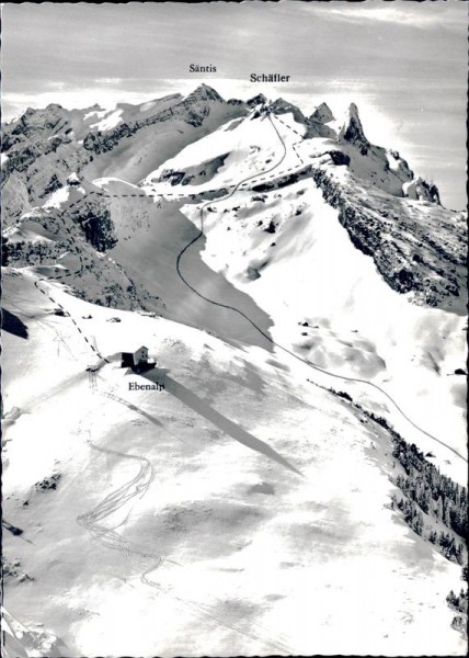 Skigebiet Schäfler, Flugaufnahme Vorderseite