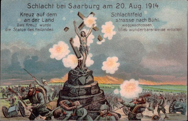 Saarburg, Schlacht bei Saarburg 1914 Vorderseite