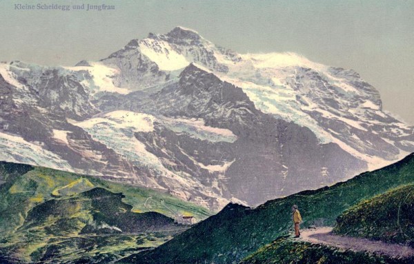 kleine Scheidegg und Jungfrau Vorderseite