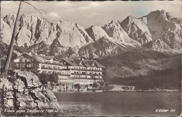 Eibsee gegen Zugspitze