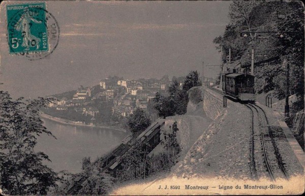 Montreux, Ligne du Montreux-Glion Vorderseite