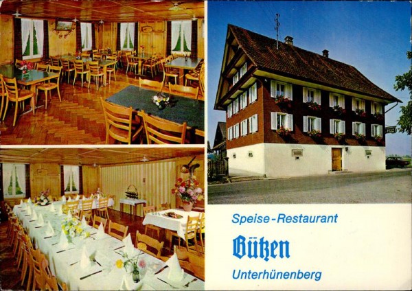 Unterhünenberg, Speise-Restaurant Bützen Vorderseite