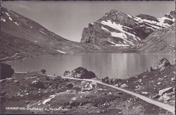 Gemmipass, Daubensee und Daubenhorn