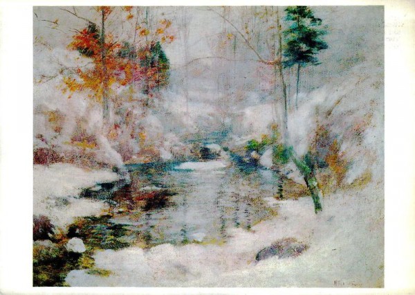 Winter Harmony, John Twachtman Vorderseite