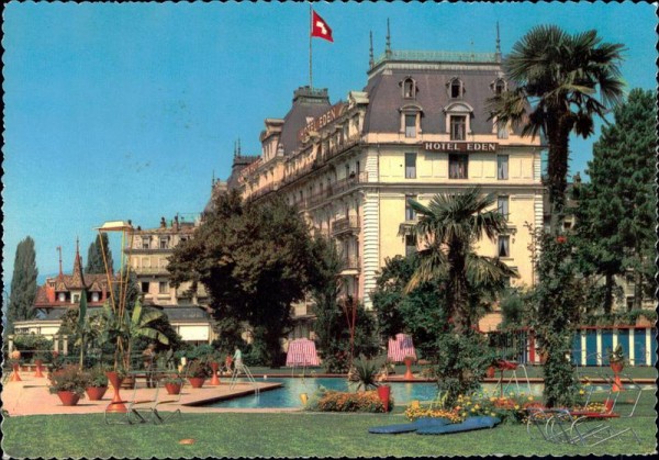 Montreux, Hotel Eden Vorderseite