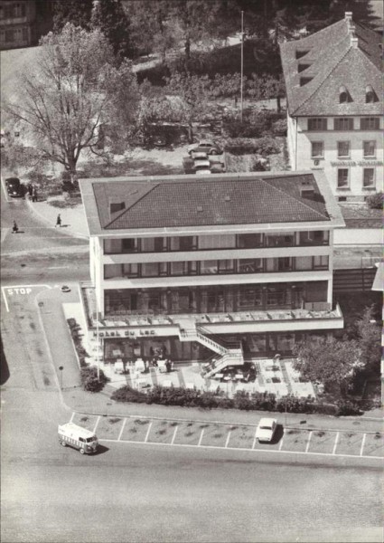 Wädenswil, Hotel du Lac, Flugaufnahme Vorderseite