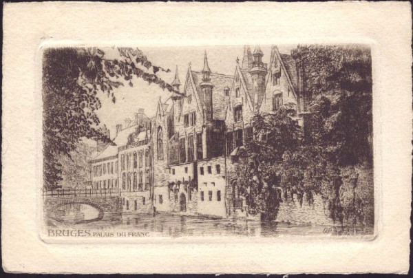 Bruges, Brügge, Palais du Franc