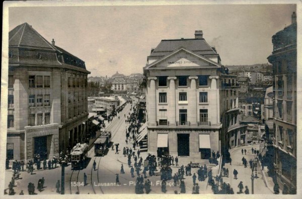 Lausanne, Place St. Francois Vorderseite