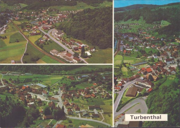 Turbenthal,  Flugaufnahme Vorderseite