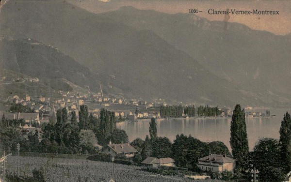 Clarens, Vernex, Montreux Vorderseite