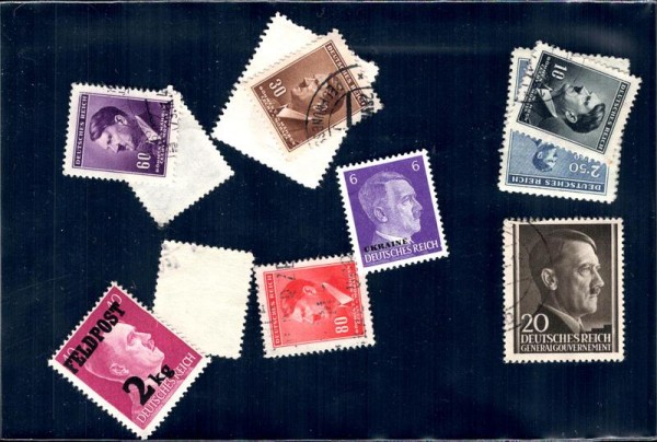 Adolf Hitler Briefmarken Vorderseite