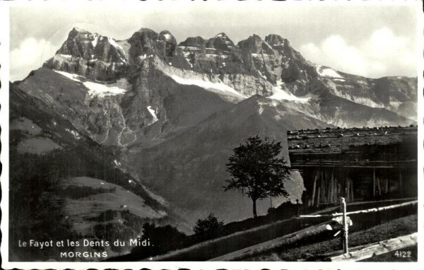 Morgins, Dents du Midi Vorderseite