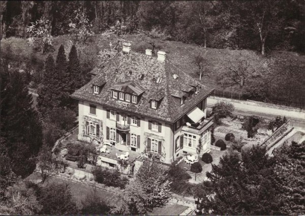 Villa Arkadia, Zürich 8,  Flugaufnahme Vorderseite