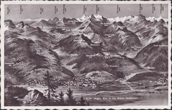 Aigle, Bex, et les Alpes vaudoises Vorderseite