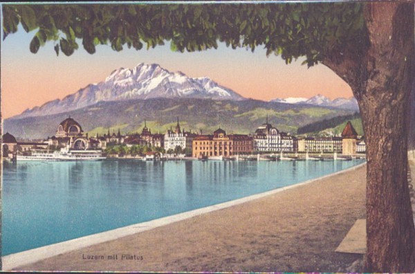 Luzern mit Pilatus