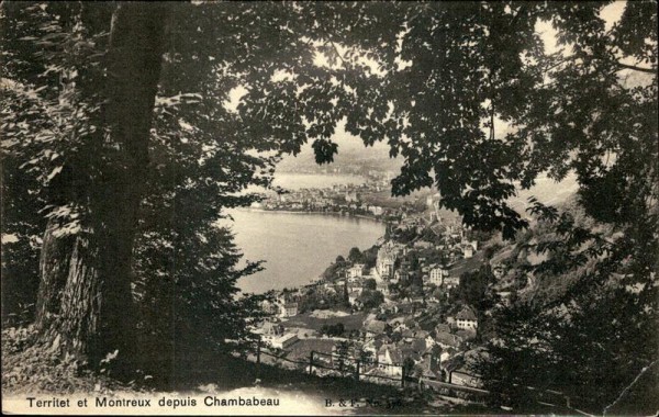 Territet et Montreux depuis Chambabeau Vorderseite