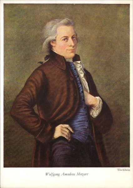 Tischbein: Wolfgang Amadeus Mozart ( 1756-1791) Vorderseite