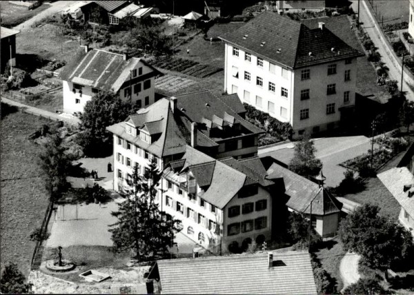 Menzingen, Marianum,  Flugaufnahme Vorderseite