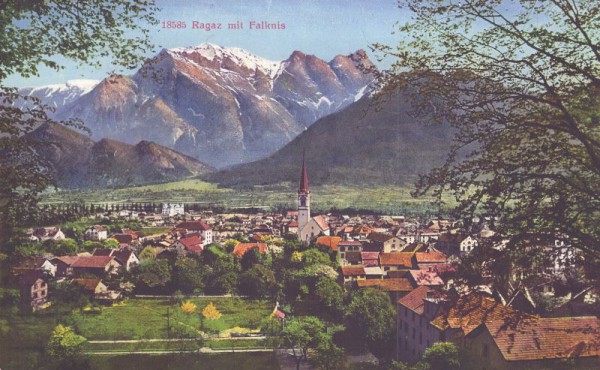 Bad-Ragaz mit Falknis