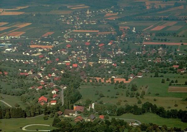 Boswil AG  -  Flugaufnahmen Vorderseite